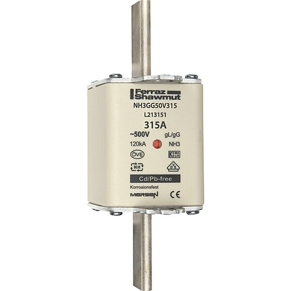 Mersen NH-Sicherungseinsatz SF Gr.3 gG 315A/500V KM NH3GG50V315